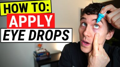 How to Use Eye Drops PROPERLY! - Eye Drop Tutorial