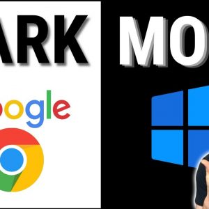 Dark Mode for EYE STRAIN? - How to Enable DARK MODE on Windows 10 and Google Chrome Dark Mode