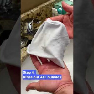 How to Wash Microfiber Cloth for Glasses #shorts